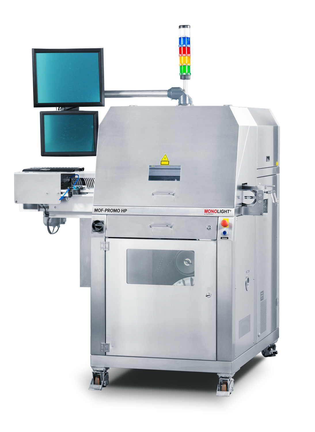 MOF-Serie Frontansicht einer MOF-Promo HP Lasermaschine.