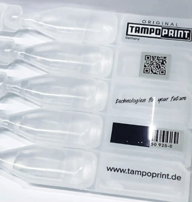 Lasermarkierung auf BFS-Container.